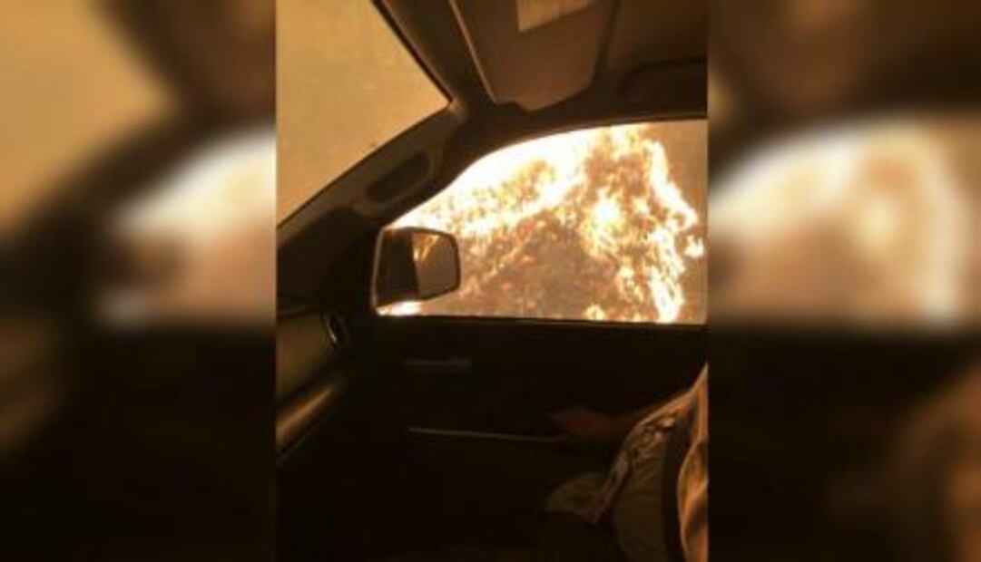 Enfermero conduce entre incendios de California para ayudar a víctimas