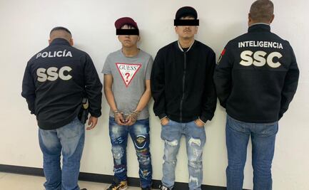 Elementos de la policía detienen a dos narcomenudistas; operaban para "El Barbas" de La Unión Tepito