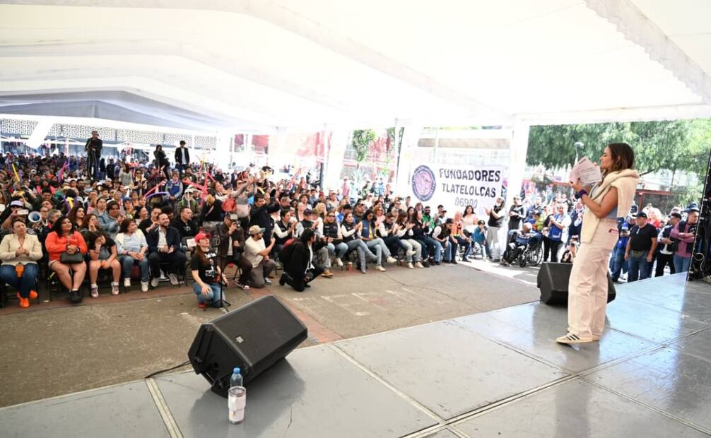 Alessandra Rojo de la Vega inicia gira de rendición de cuentas tras su Primer Informe (09/11/2025). Foto: Especial