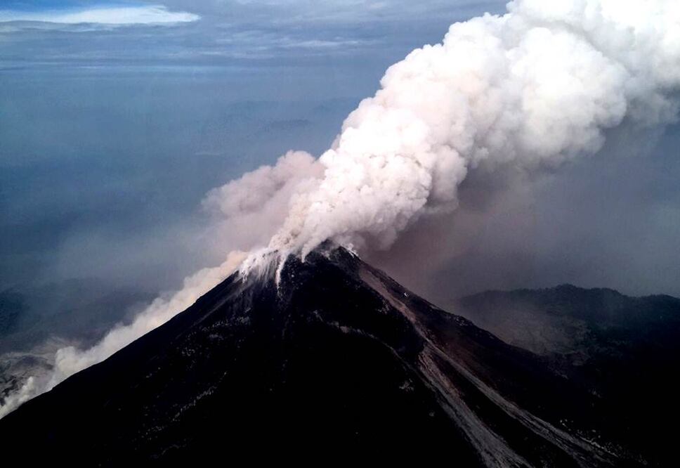 La Segob puntualizó que es la primera vez en la historia del Fonden que se emite una declaratoria de emergencia por erupción volcánica. FOTO: Archivo/EL UNIVERSAL
