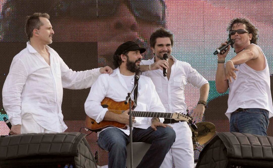 Bosé, Juanes y Vives ya habían participado en un concierto por la paz en Colombia  FOTO:ARCHIVO