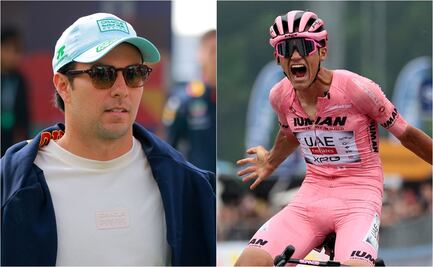 Checo Pérez felicita a Isaac del Toro, tras conquistar la etapa 17 del Giro de Italia; "qué orgullo", escribió