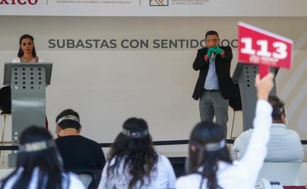 Aplican Sana Distancia en segunda subasta del año en Los Pinos