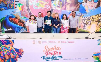 42 artistas pintan calles y fachadas de Acapulco y Chilpancingo; obras reflejan resiliencia ante huracanes: Evelyn Salgado