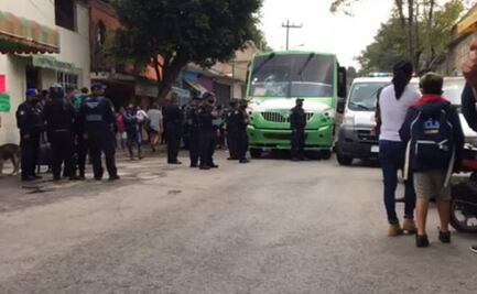 Intentan linchar a chofer tras atropellar y matar a niña de tres años en M. Contreras