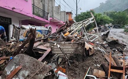 Habitantes aseguran que la ayuda no llega a Huehuetla, uno de los municipios más afectados por las lluvias en Hidalgo