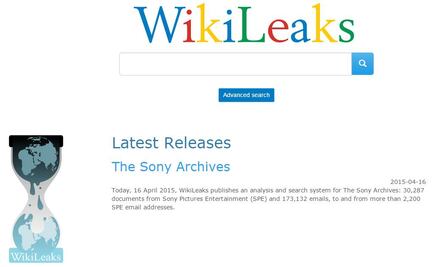 WikiLeaks publica documentos hackeados a Sony