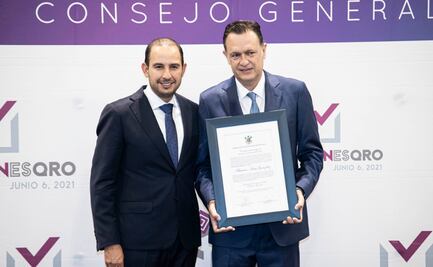 Entregan constancia como gobernador electo de Querétaro a Mauricio Kuri