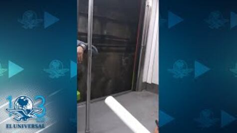 Captan en video cuando tren de Línea 9 del Metro avanza con puertas abiertas