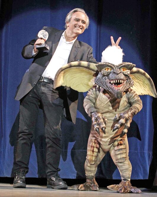 Joe Dante (Gremlins) recibió un premio por el legado de sus películas (ARIEL OJEDA. EL UNIVERSAL)