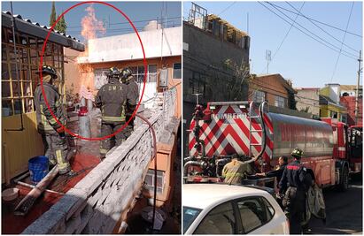 Flamazo de tanque de gas en la GAM deja un lesionado por quemaduras