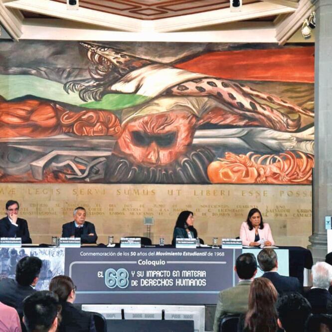 Luis María Aguilar, presidente de la Suprema Corte, dijo que se han dado avances paulatinos, pero innegables, en materia de derechos humanos. (CORTESÍA)