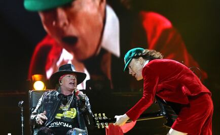 Elogian debut de Axl Rose con AC/DC