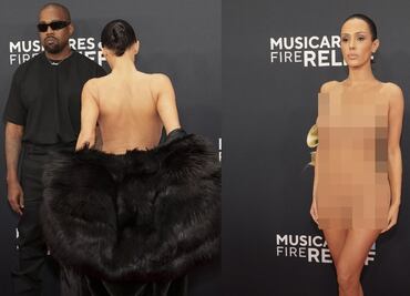 Bianca Censori desvía la atención de la polémica en los Grammy y comparte nuevas fotos de su look