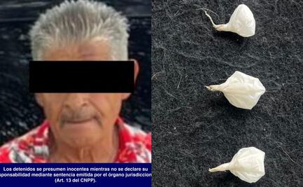 Elemento canino logra detección de persona con posesión de narcóticos en Sonora; aseguran 5 envoltorios con droga