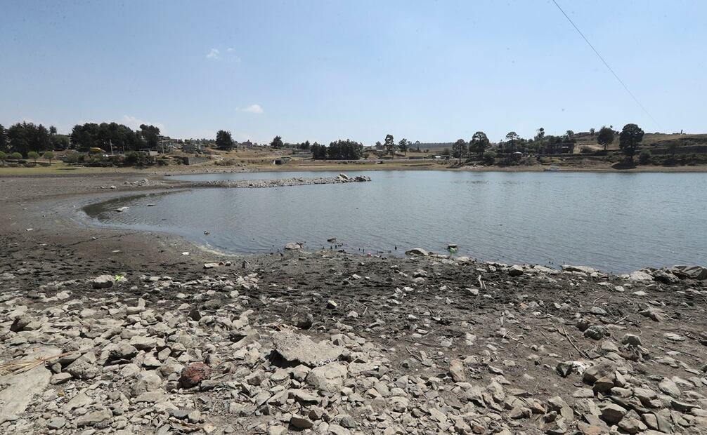 Continúan problemas de almacenamiento de agua en el Cutzamala debido a la falta de lluvias en el mes de marzo. Foto: EL UNIVERSAL