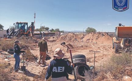 Encuentran cuatro osamentas en terrenos de Juárez