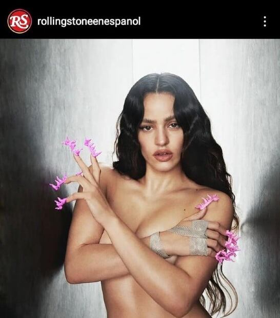 Rosalía viste diseño mexicano para portada de revista 