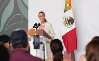 Sheinbaum revela descubrimiento de tumba zapoteca en Oaxaca; dice que es el más relevante de la última década