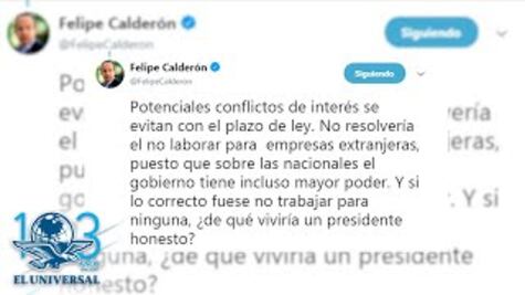 Calderón agradece disculpa de AMLO; refrenda disposición al diálogo