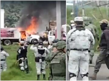 Reportan bloqueo y quema de vehículos en límites entre Morelos y CDMX
