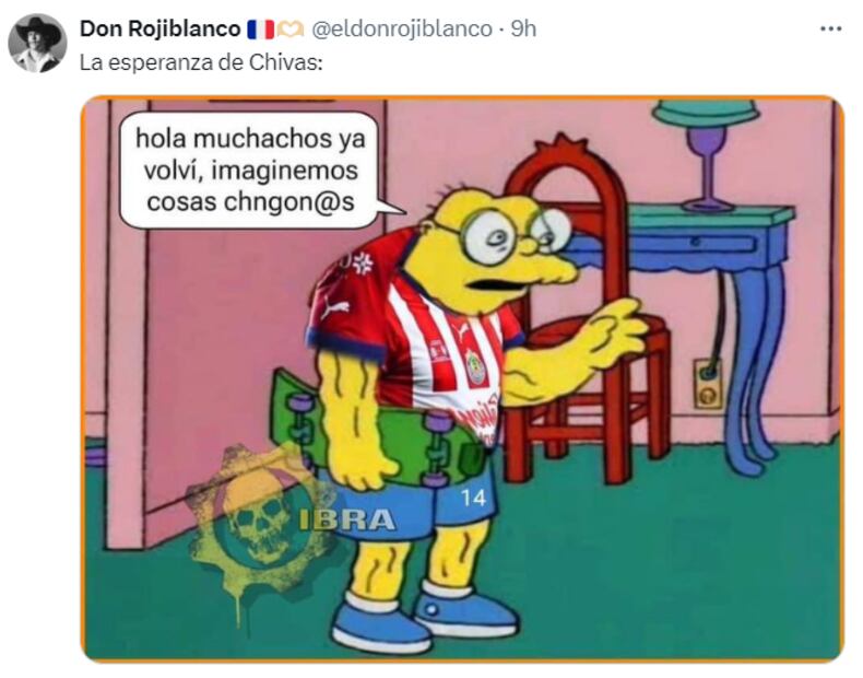 Los mejores memes de la derrota de Chivas ante Xolos