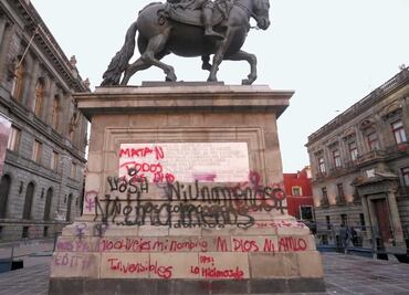 Limpiar, pintar o restaurar: Morena propone trabajo comunitario a quien dañe monumentos durante marchas en CDMX