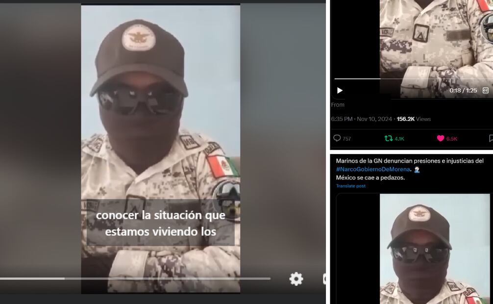 El video comenzó a circular al menos desde el 8 de noviembre en Facebook, según una búsqueda realizada por EL UNIVERSAL. | Foto: especial.