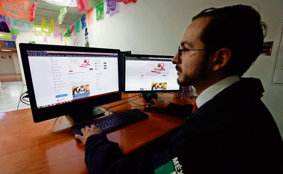 La extorsión se caracteriza porque los delincuentes piden algo a cambio o amenazan a las víctimas para no subir sus datos, dijo la policía cibernética. Foto: Alejandro Vargas | El Universal (13/01/2025)