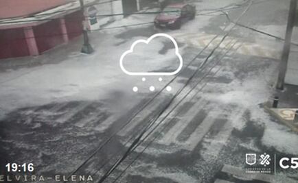 Reportan caída de granizo en 2 alcaldías de CDMX; llueve ligeramente en otras 7
