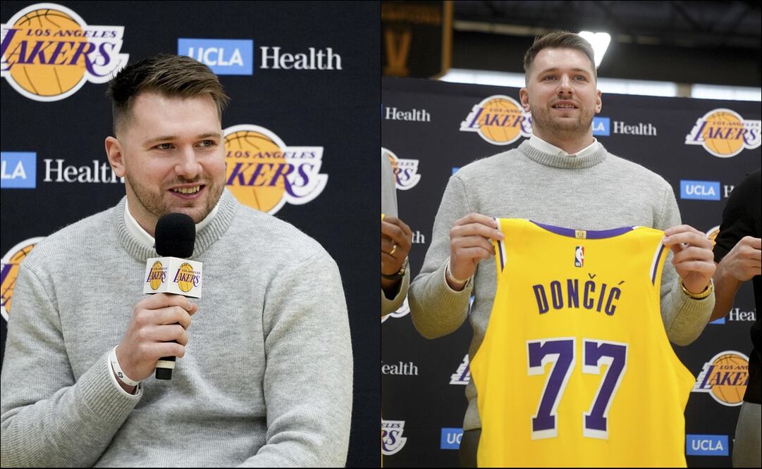 Luka Doncic da sus primeras palabras como Laker / Foto: Especiales