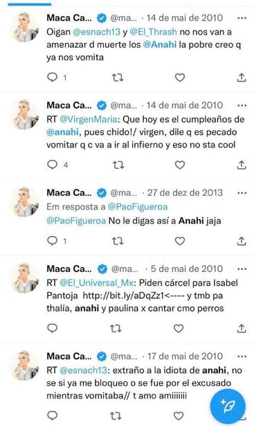 Anahí enfrenta a Maca Carriedo en pleno show en vivo: "Ya sé que te caigo medio gorda"