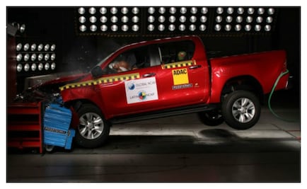  Hilux aprueba y Grand i10 reprueba test de seguridad de Latin NCAP 