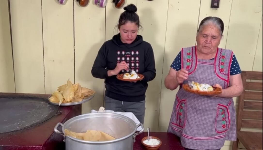 Doña Ángela comparte su receta para preparar tamales esponjaditos
