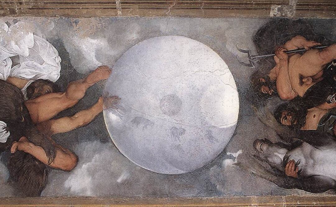 "Júpiter, Neptuno y Plutón", de Caravaggio, está dentro de una villa en Italia. Imagen: Dominio público