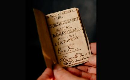 Así lucen los libros miniatura que las hermanas Brontë creaban para entretener a sus juguetes