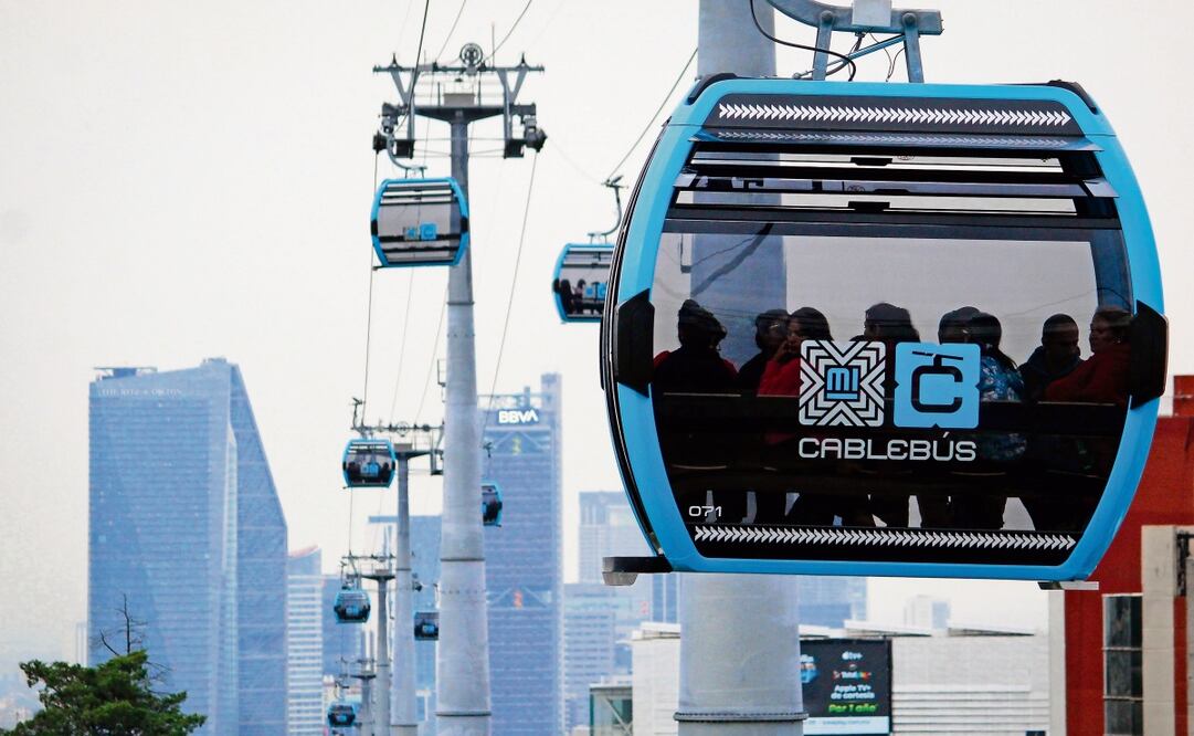 Línea 3 del Cablebús suspende servicio por tormenta eléctrica. Imagen ilustrativa. Foto: Luis Camacho / EL UNIVERSAL