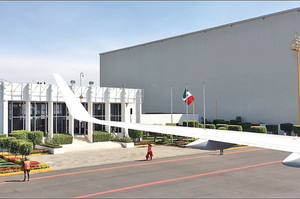 Así luce el nuevo Hangar Presidencial que estará listo el 30 de noviembre (FRANCISCO RESÉNDIZ. EL UNIVERSAL)