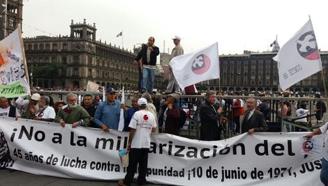 Concluye mitin para conmemorar el “Halconazo”