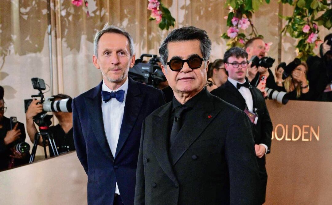 Panahi, en la gala de los Globos. Foto: AFP