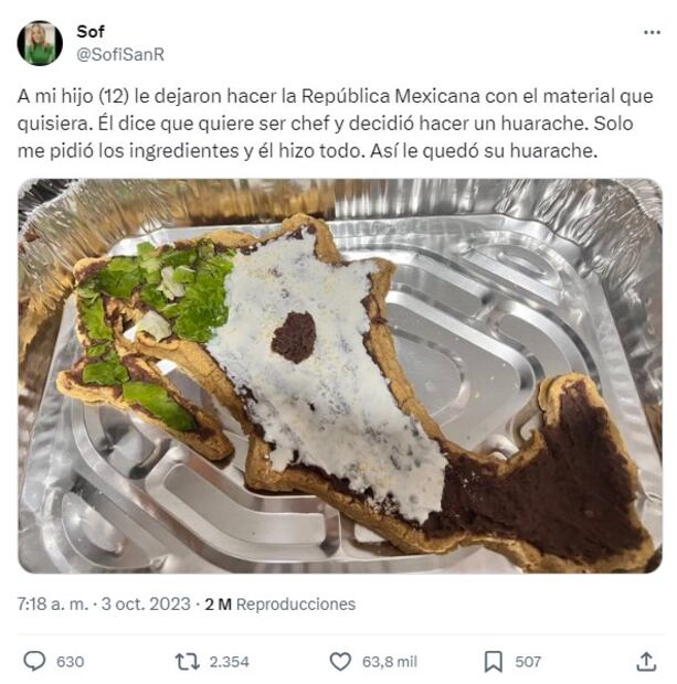 El huarache se viralizó en redes sociales. Foto: Twitter