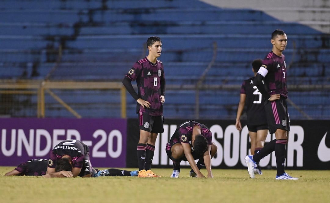 Selección Mexicana Sub-20 tras la derrota contra Guatemala - FOTO: Imago7