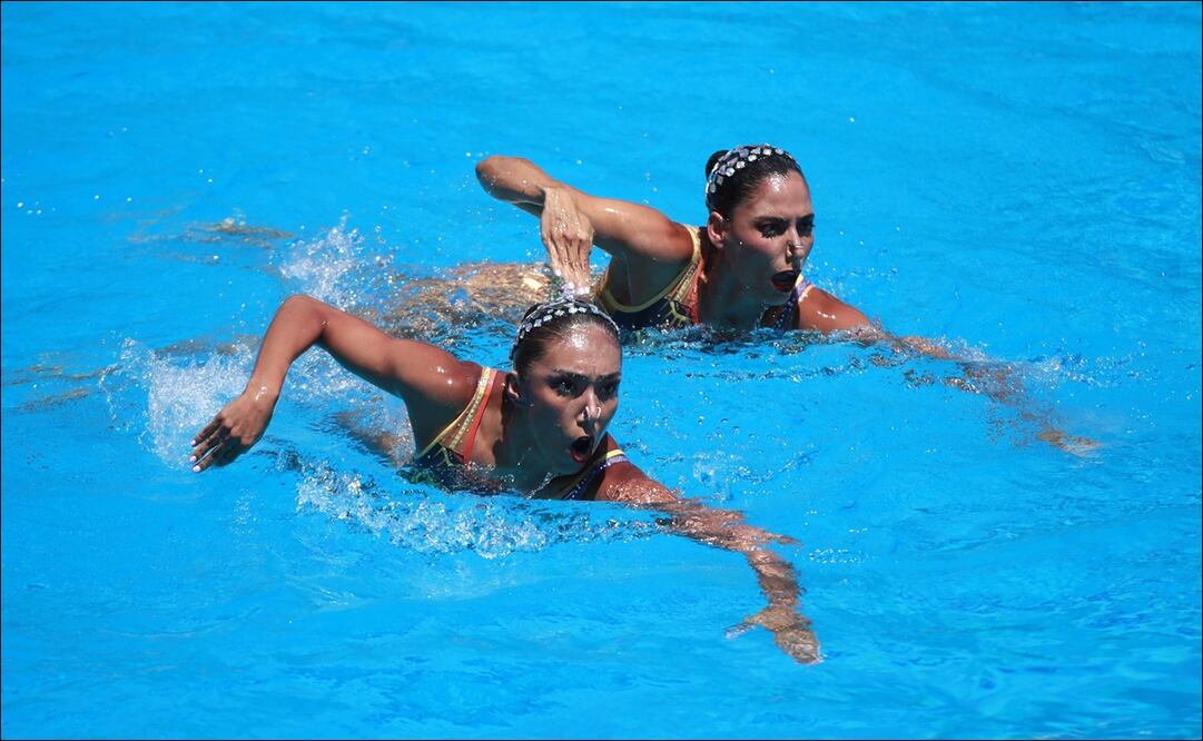 Oro en dueto libre en los JCC 2023 - Foto: COM