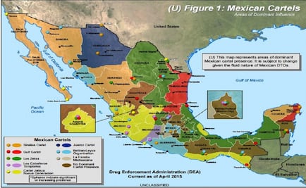 DEA identifies eight major cartels operating in Mexico