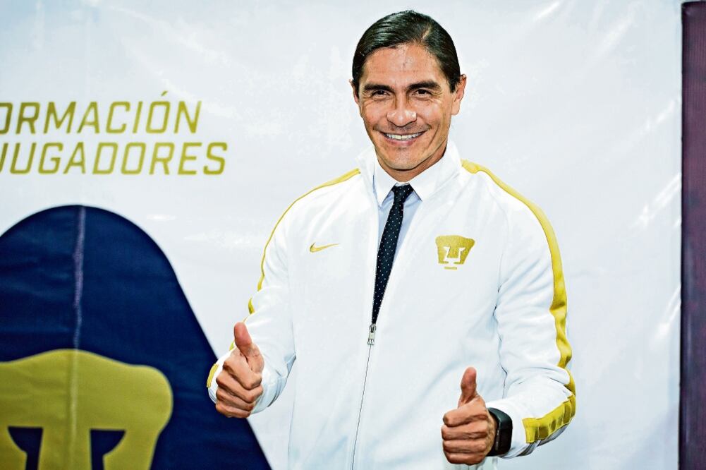 Más maduro que como cuando era jugador, Palencia se presentó ayer (ETZEL ESPINOSA. IMAGO7)