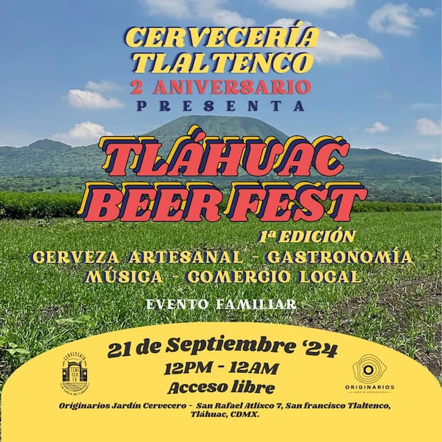 Tláhuac Beer Fest. Foto: Facebook