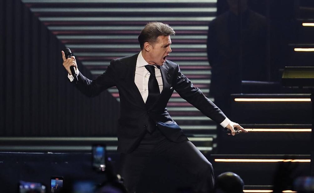 Luis Miguel durante uno de sus conciertos en la Arena CDMX, en 2023. Foto: Berenice Fregoso/ EL UNIVERSAL.
