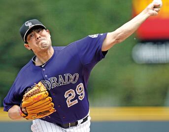 De la Rosa sale sin decisión en el duelo ante los Braves