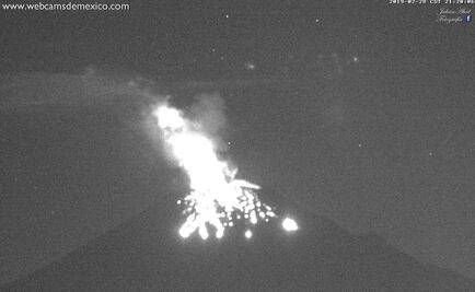 Popocatépetl registra 61 exhalaciones y 3 explosiones en las últimas horas