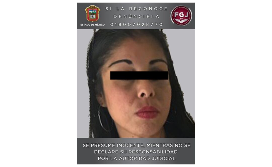 Cortesía de Fiscalía de Justicia del Edomex